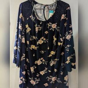 NWT Never Worn. Daniel Rainn / Scotlyn Laced Shoulder Detail Knit Top